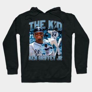 Ken Griffey Jr The Kid Basketball Legend Signature Vintage Retro 80s 90s Bootleg Rap Style Hoodie